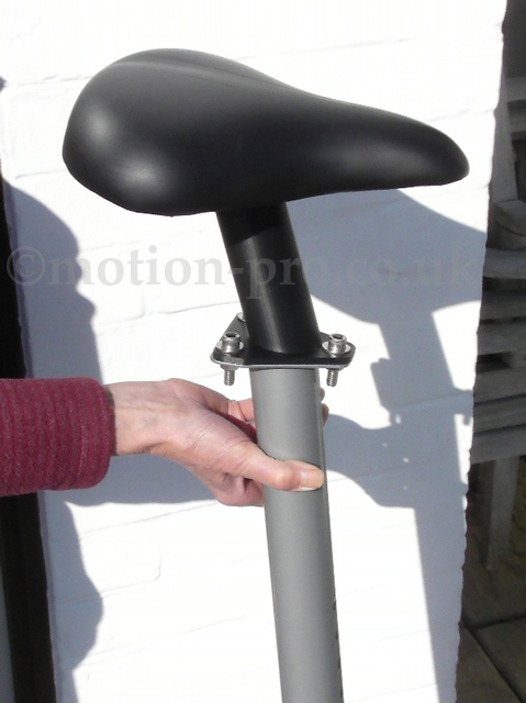 Exercise bike store seat post